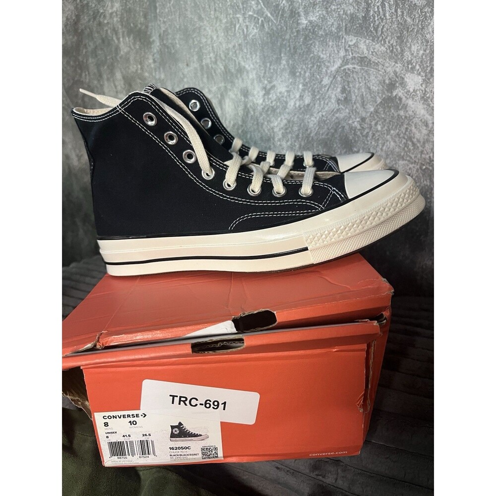Converse Chuck 70 High Top Black/Egret , Men’s 8 / Women’s 10, New